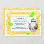 Invitation Fête du Thé du jardin français (Devant / Derrière)