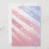 Invitation Fête du Travail BBQ Party Rouge Blanc Bleu Patriot (Dos)