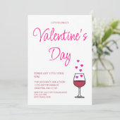Invitation Fête du vin de la Saint-Valentin (Debout devant)