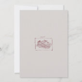 Invitation Fête du vin et du fromage Toutes les occasions (Dos)