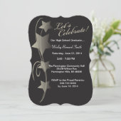 Invitation Fête élégante (Debout devant)