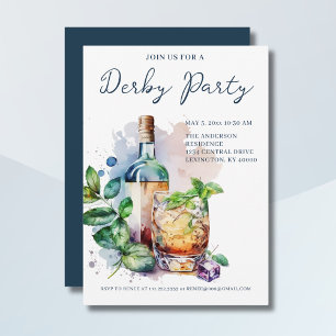 Invitation Fête élégante de Derby