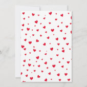Invitation Fête élégante de la Saint-Valentin (Dos)