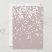 Invitation Fête Élégante de la vie funéraire de bon goût (Dos)