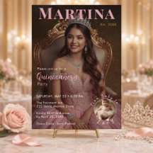 Fête élégante de Quinceañera en rose poudré avec p