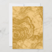 Invitation Fête élégante sur mesure pour les 50 ans de mariag (Dos)