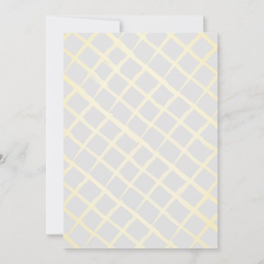 Invitation Fête en construction Blanc 1er anniversaire (Dos)