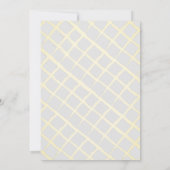 Invitation Fête en construction Blanc Anniversaire (Dos)