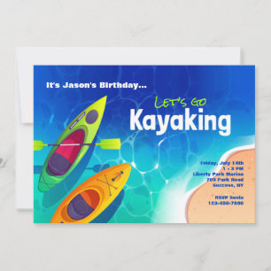 Invitation Fête en Kayak