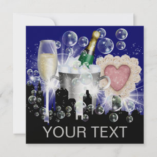 Invitation Fête en style Lumières lumineuses révisé - SRF