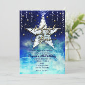 Invitation Fête Enchantée sous les Étoiles pour un Sweet 16 C (Debout devant)