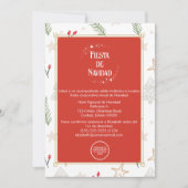 Invitation Fête espagnole de Navidad (Devant)