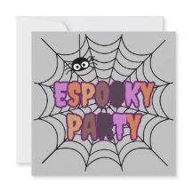 Fête Espooky Amusante Araignée Effrayante