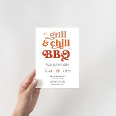 Invitation Fête estivale de barbecue et de grillades