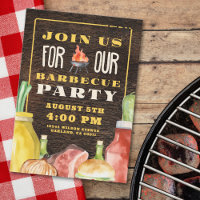 Fête estivale de BBQ dans un jardin rustique