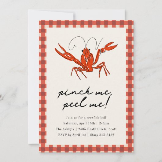 Invitation Fête estivale de fruits de mer Bouillabaisse d'écr (Devant)