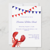 Invitation Fête estivale de homard (Devant)