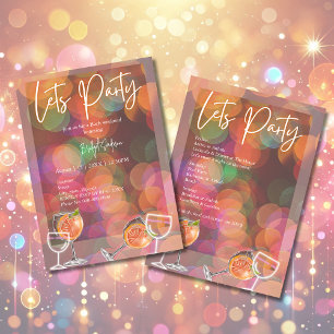 Invitation Fête et cocktail week-end bachelorette