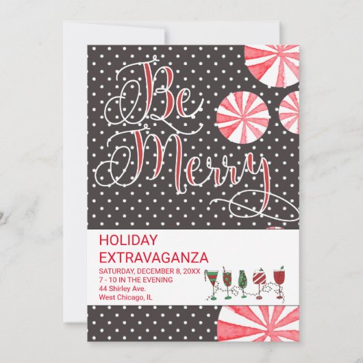 Invitation Fête Extravaganza (Devant)