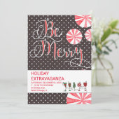 Invitation Fête Extravaganza (Debout devant)