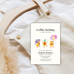 Invitation Fête Fantaisiste de Bébé Petit Caneton Baby Shower