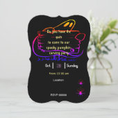 Invitation Fête Fantôme  (Debout devant)