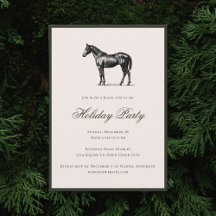 Fête festive de Noël à plaid de cheval