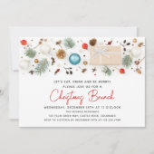 Invitation Fête Festive de Noël moderne (Devant)