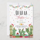 Invitation Fête Fête Fa La Fiesta (Devant)