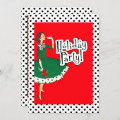 Invitation Fête Fête Fête de Fête Moderne du milieu du siècle (Devant / Derrière)