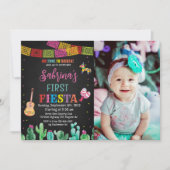 Invitation Fête Fête Fille d'invitation d'anniversaire (Devant)