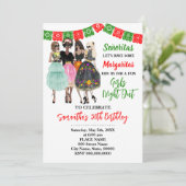 Invitation Fête Filles Nuit Sortie Anniversaire (Debout devant)