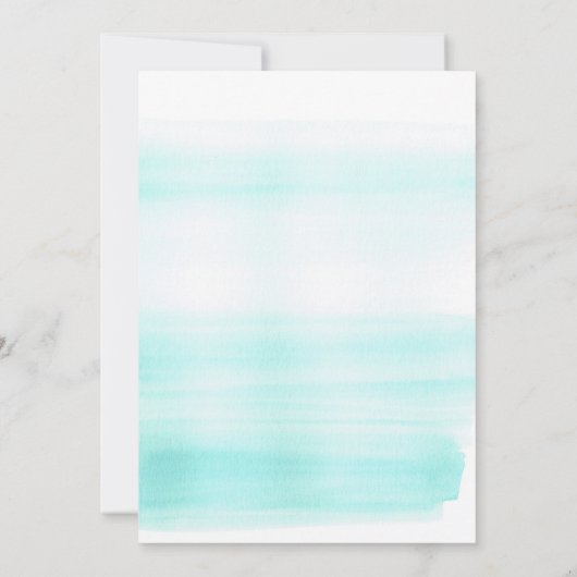 Invitation Fête Flamant rose (Dos)