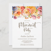 Invitation Fête florale de la retraite du printemps (Devant)