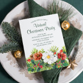 Invitation Fête Florale de Noël virtuel en ligne