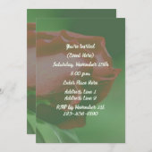 Invitation Fête Florale de Rosebud (Devant / Derrière)