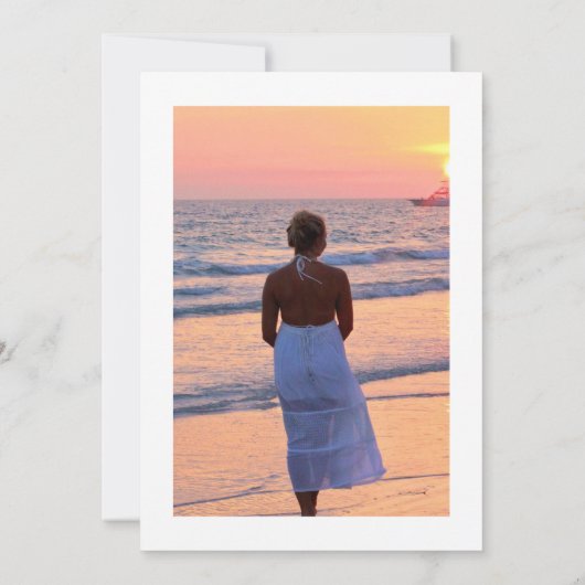 Invitation Fête florale de violet Dusty (Dos)