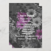 Invitation Fête Florale des Daisées d'Afrique (Devant / Derrière)