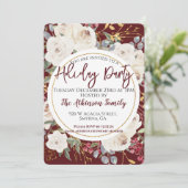 Invitation Fête Florale Rose Blanche Bourgogne (Debout devant)