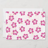 Invitation Fête Florale Rose d'été sur mesure (Dos)