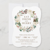 Invitation Fête Florale Wreath Party (Devant)