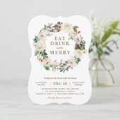 Invitation Fête Florale Wreath Party (Debout devant)