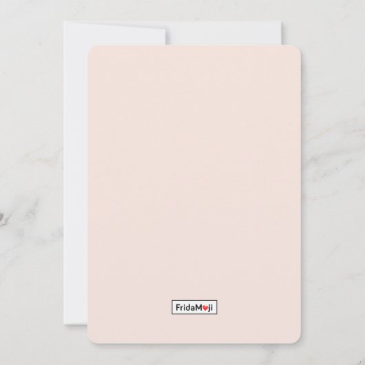 Invitation Fête FridaMoji (Dos)