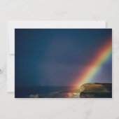 Invitation Fête funéraire de la vie | Rainbow Memorial (Dos)