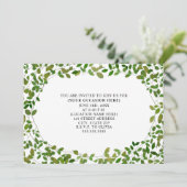 Invitation Fête générique polyvalente botanique (Debout devant)