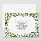 Invitation Fête générique polyvalente botanique (Devant / Derrière)