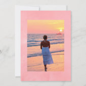 Invitation Fête Géométrique de la vie en fleurs de cerisier r (Dos)