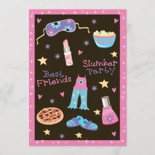 Invitation Fête Girl Stwood