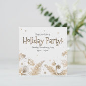 Invitation Fête, Gold Pine Combs, (Debout devant)