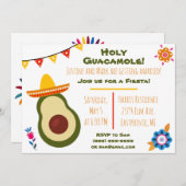 Invitation Fête Guacamole Divine (Devant / Derrière)